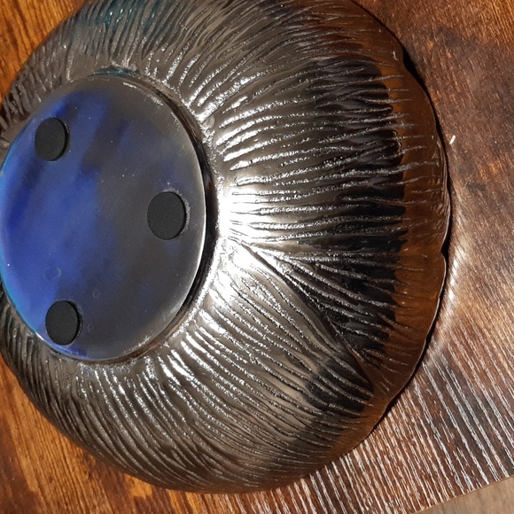 Large Silver and Pink Flower Shape Decorative Centerpiece Fruit Table Bo… - Picture 9 of 9